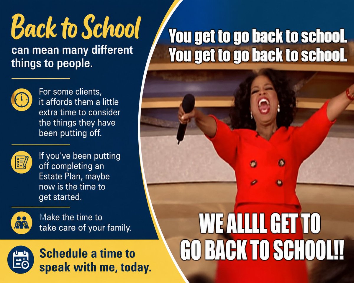You_Can_Retire's tweet photo. #BacktoSchool #Estate Planning #Estate Plan #StopProcrastinating https://t.co/C2GyMRao4C