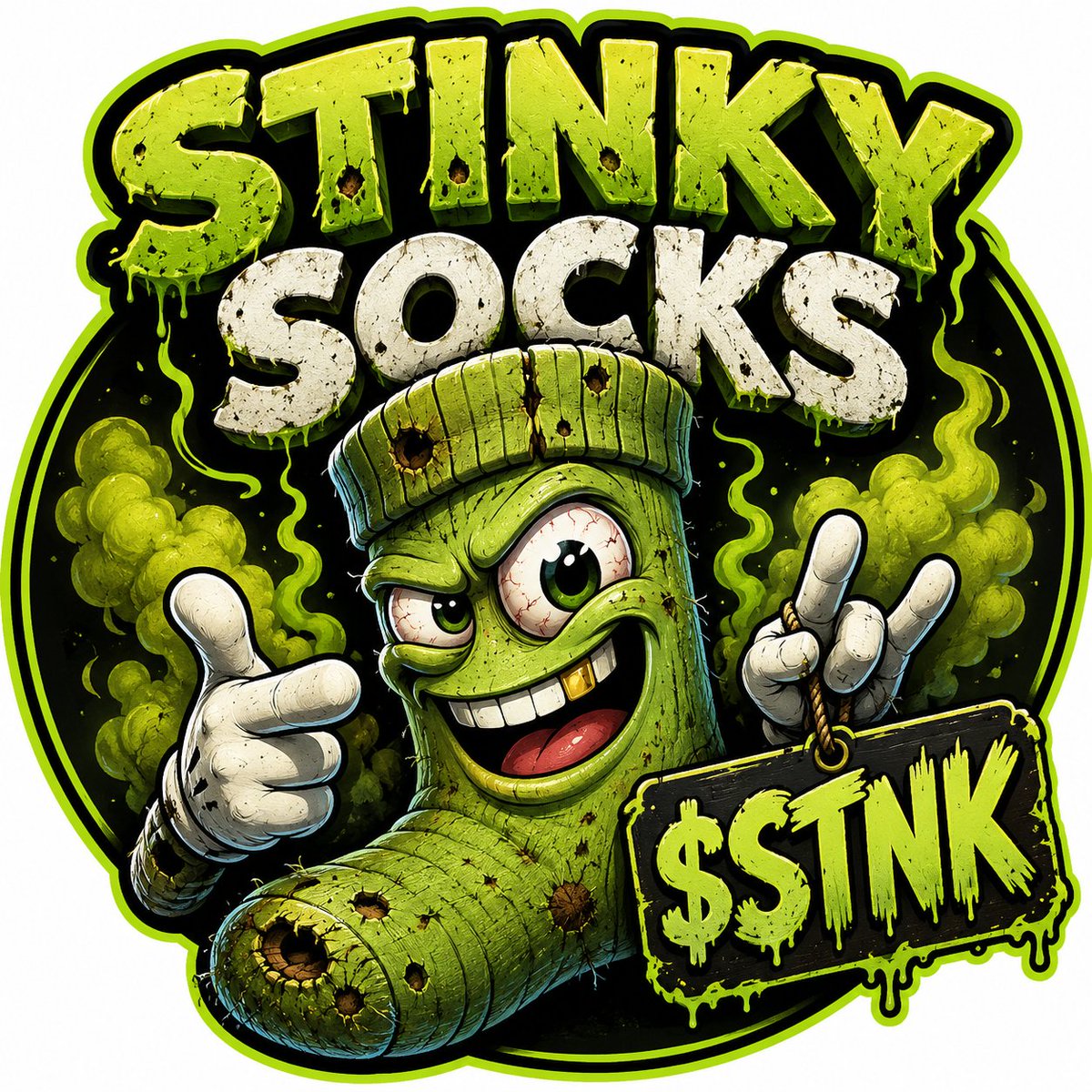 Stinky_Dev's tweet photo. Drop your sol addy we throwin' Stinky Socks $STNK in your wallet https://t.co/QKgVaz5GGs