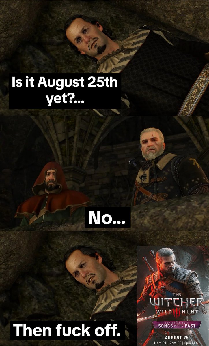 Jebin_wa's tweet photo. The Witcher fandom rn... https://t.co/Br8bxeJJss