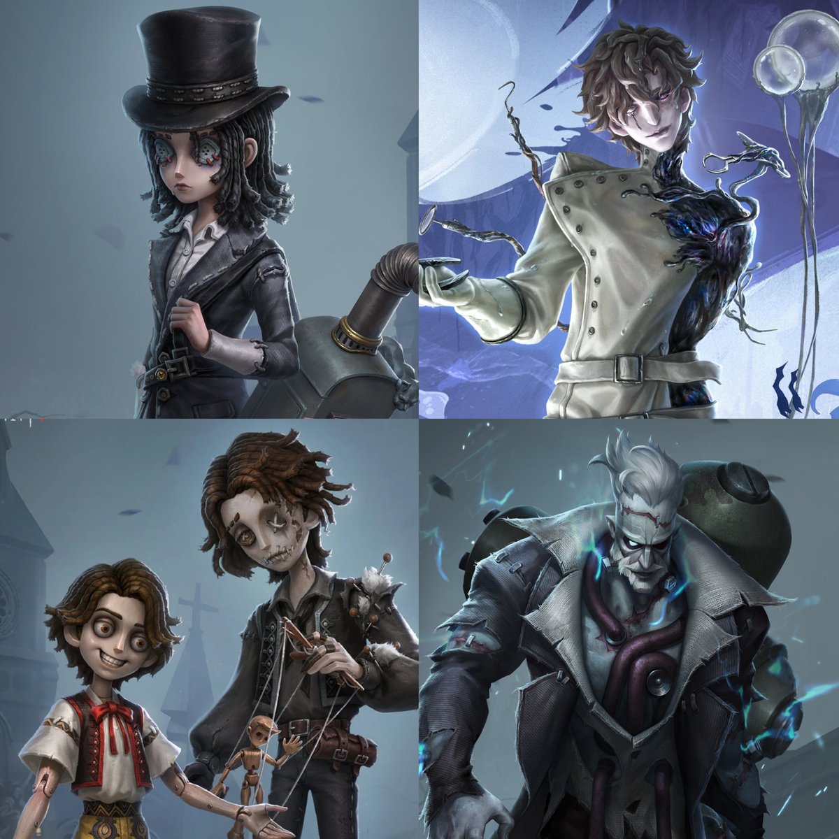 idvlogic's tweet photo. [ Season 43 Essence 3 ]

B-Tier Costumes
▸ Lanternist, "Dentist," Puppeteer, Undead https://t.co/L5bxbJESYA