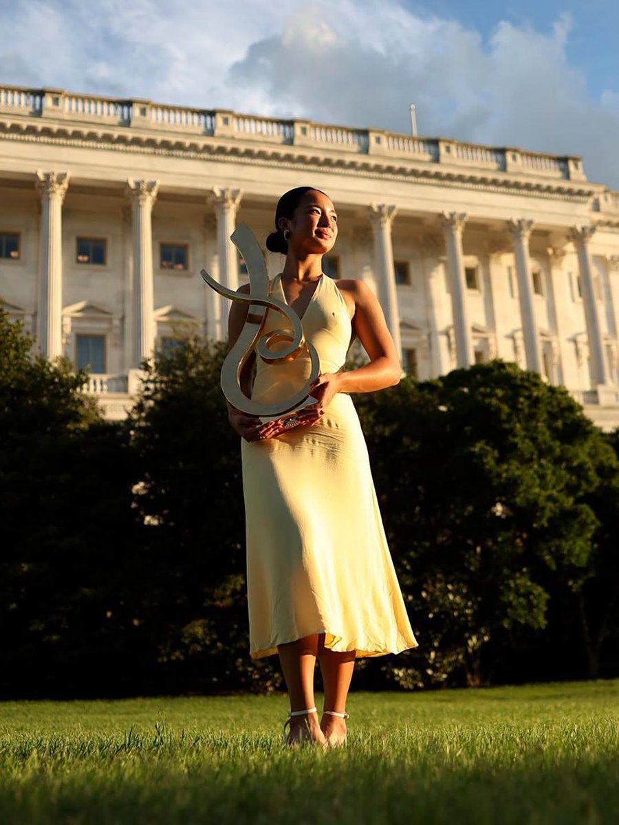 PhilstarNews's tweet photo. SHE'S SERVING, ON AND OFF THE COURT 😍

The Mubadala DC Open shared a new set of photos featuring Alex Eala posing with her championship trophy at iconic spots around Washington, D.C., following her historic title run.

Captioned "Serving first ✨🏆," the post spotlighted the Filipina tennis star basking in her milestone victory after becoming the first Filipino to win a WTA Tour singles title at the 2026 Mubadala DC Open.

📷 Mubadala DC Open