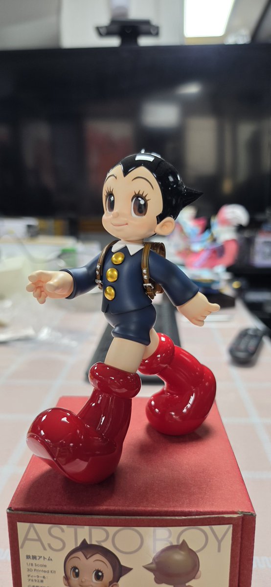 tjswo8592's tweet photo. 今回のWF2026夏で購入した「通学する アトム」、あっという間に完成しました!

すごく気に入っています。次に再販されたら、

もう一つ買いたいと思うくらいかわいいです!

#WF2026s #鉄腕アトム 
@plamogay https://t.co/o47HkFQWuo