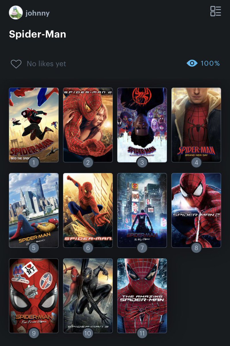 UltraVerbena's tweet photo. my spider-man ranking after brand new day https://t.co/bje9DDVQwb