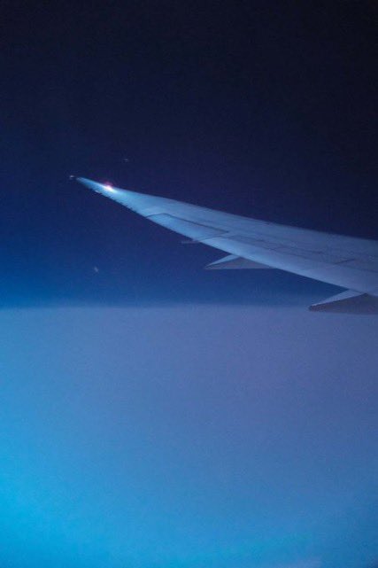 karrenstar's tweet photo. #IOI #Doyeon housewarming present to #Sejeong: The favorite of her own photos, she said, is one she gave as a gift to fellow I.O.I member #KimSejeong. It's a blue-toned image of the sky and a plane wing, taken from a window seat. "I took it on the flight to London. Going to England was the first choice I made completely on my own. So l took it with all my hopes for that dream inside me." She said the gift also carried a wish. "Sejeong unnie also lives like Peter Pan, never losing her dreams and her innocence. That's why I gave
it to her as a housewarming gift. I made it without a frame on purpose. I wanted to give her a moment full of dreams, so she could fly freely across an endless sky with no set frame."
