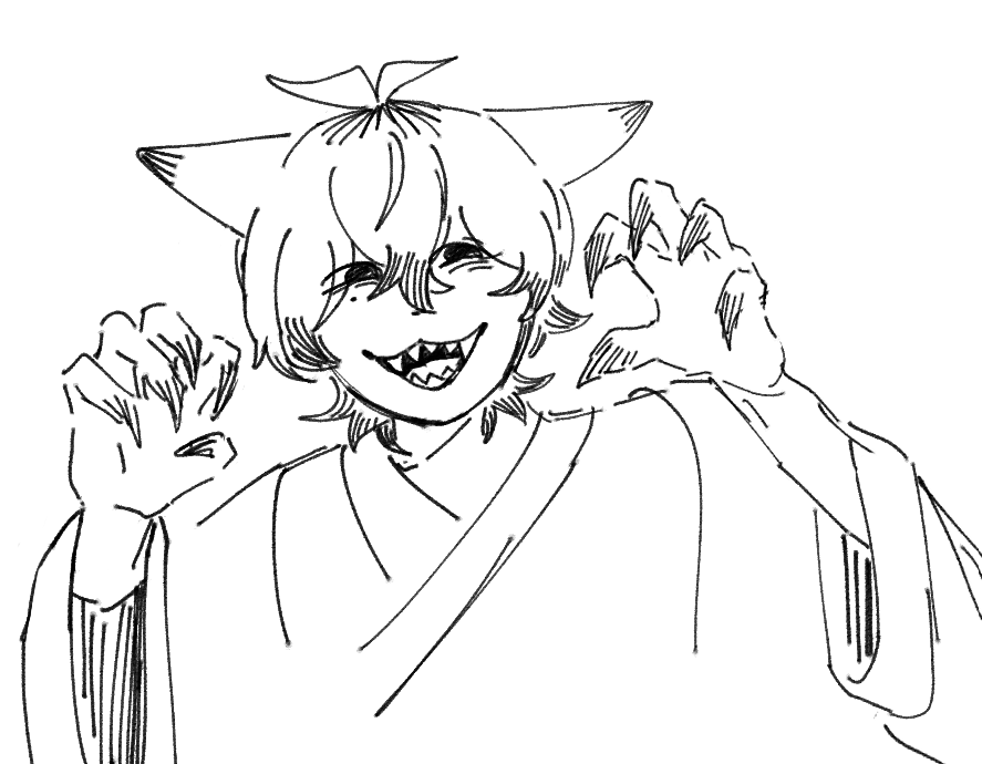 fleshslop's tweet photo. sensei bakeneko! https://t.co/kq7CnrtWzb