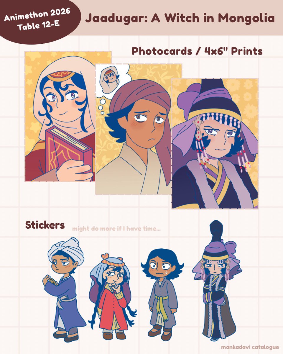 mankadavi's tweet photo. I'm at Animethon this year! Come say hi if you're in the area, I'm at table 12-E! https://t.co/L5tM1ZCi0q