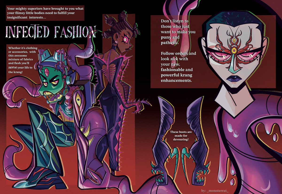 _monsterrat_'s tweet photo. hey! I said I was going to post my entry for the #styleontherise zine once it was published but I stopped using Twitter at the time, I’m sorta back?? We will see, but for now! You can check this out!! 

#rottmnt https://t.co/C8gWSlm1Cj