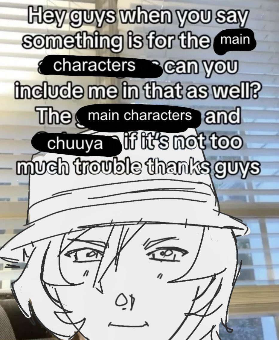 NEEP247's tweet photo. why is he in every merch drop and official art the main plot would barely change if he didn’t exist #bsdfanart https://t.co/9x6DdCdyoj
