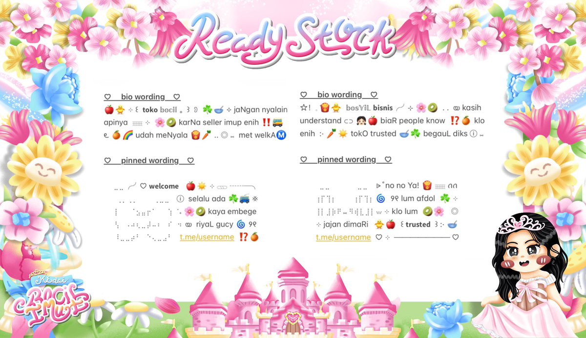 umbqi's tweet photo. ⠀
⸝⸝  🎀  യ₊  help retweet?  thank you !  𓐍  

💭 𖣠  ⊹  . .  haloo sobat imut  𓈀 ☀️☘️ ♡  kath dropped  🥣  ◎  ready stock wording bundle bio dan pinned ˚⸝⸝  🍰🌸 with price  ꒰ IDR. 8.5OO ꒱  Ი ⑅ 🐰 ⟡  take melalui dm ya  👛🧁  ◠  ꕤ 

 ..  ミ  💌  ⟡ #zonauang  𖠗
⠀