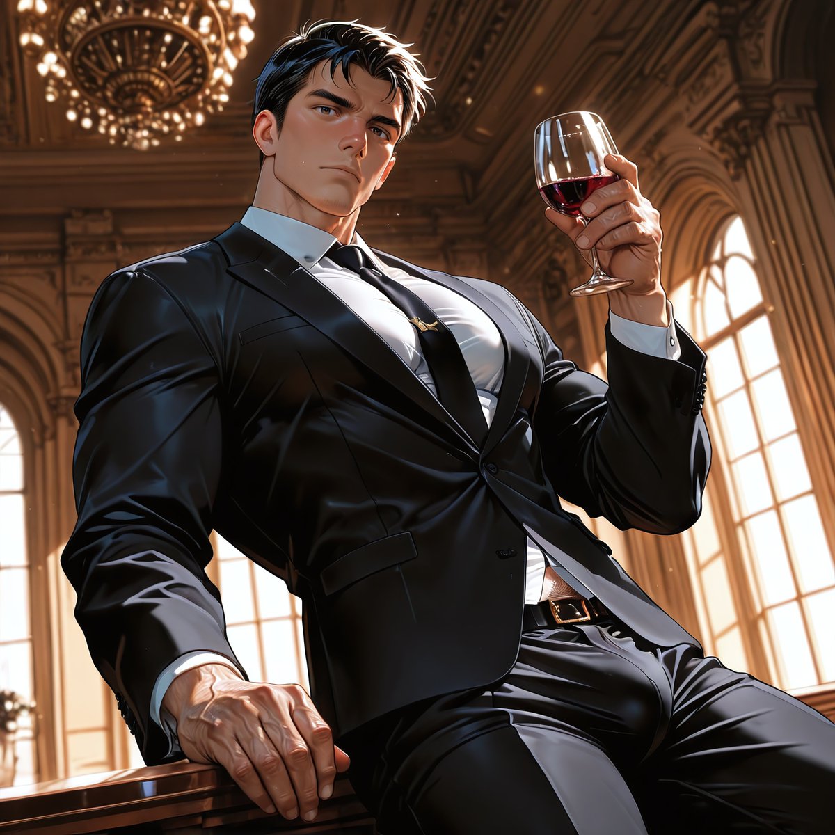 Cyborg_Velvet's tweet photo. We're back, baby. Just a small lab leak—nothing serious 🤤
They're coming!
#BruceWayne #Batman #Ai #NSFW #Bara #Pecs #Bulge #VeinyArms #NanamiKento #jujutsukaisen #BaraAi #GayAi #R18 #CyborgVelvet https://t.co/gFyYX2FaHS