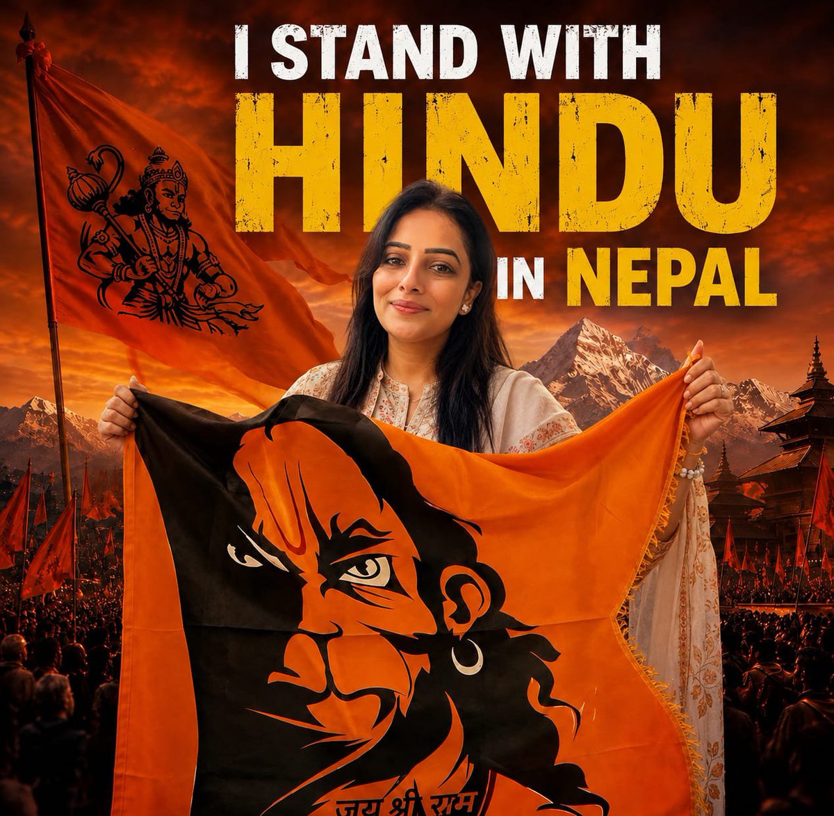 izeennatrana's tweet photo. I Support Hindu in Nepal https://t.co/wVuaOChRel