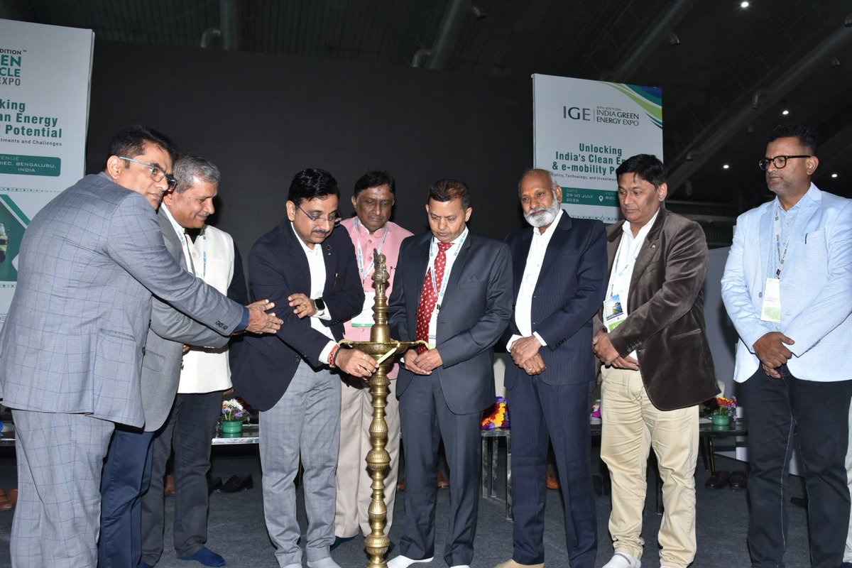 BIECentre's tweet photo. 🌱A successful three days at #BIEC! The #GreenEnergyExpo &amp; #VehicleExpo, organized by Media Day Marketing, concluded on a high note from 29–31 July, bringing together industry stakeholders to explore innovation in renewable energy, electric mobility, and sustainable technologies https://t.co/bKwjFw4aHO