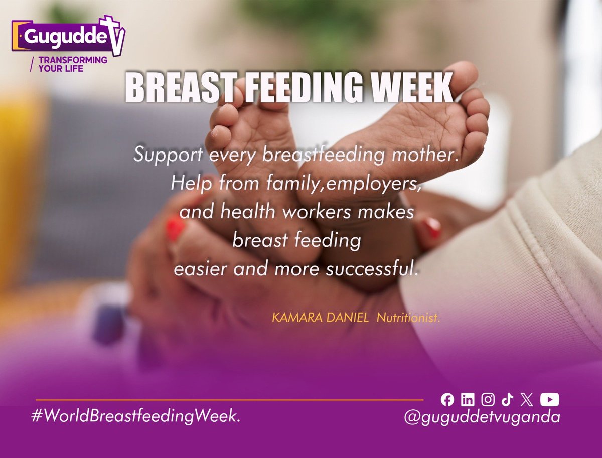 NutritionistKD's tweet photo. A little help from family, employers and health workers goes a long way in giving every baby the best start in life.

#WorldBreastfeedingWeek #GuguddeTvUganda

@MinofHealthUG @UNICEFUganda @WHOUganda @Thomas_Tayebwa @DianaAtwine @DokitaSharon @TweetsbyHenry @SabrinaKitaka https://t.co/GcUbzmlDTc