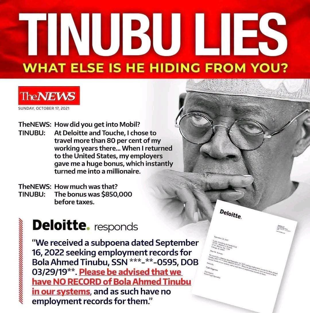 Adebimpekayode9's tweet photo. I begin to wonder how Tinubu find his way to the level of being the President with all the atrocities 🤙 https://t.co/4e06cii1zw