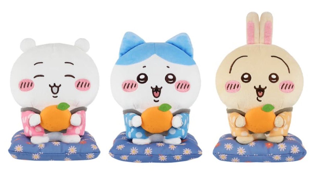 12月のちいかわエニマイくじ、和風の冬なのね！ ぬいぐるみ可愛いいい