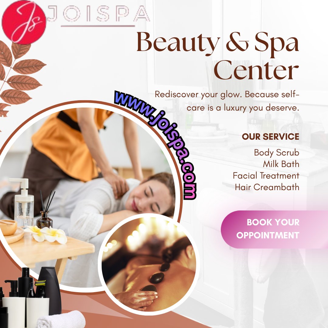 avantikjoispa's tweet photo. Escape the daily grind and treat yourself to the ultimate relaxation—your body deserves it. ✨ Step into JoiSpa and let our experts take care of the rest. 🧖‍♀️💆‍♂️ #JoiSpa #SelfCare #RelaxAndRecharge https://t.co/5yeqZXirrs