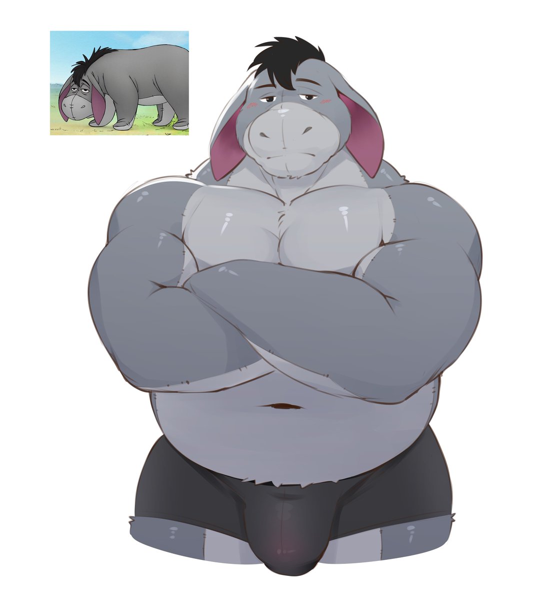 KajinSama's tweet photo. eeyore is a chud https://t.co/Bh8xsTv65u