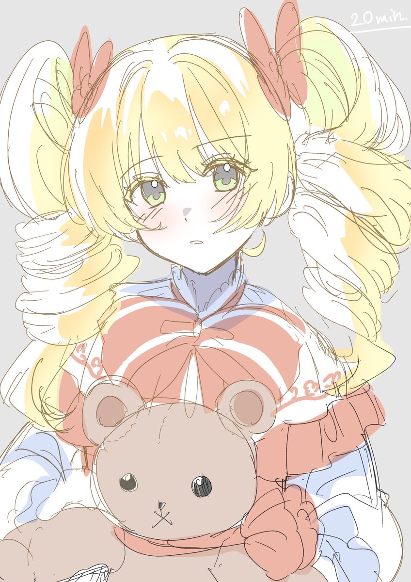 cHyOxO_'s tweet photo. やることやったので息抜き20分落書き〜 https://t.co/ggesG7DbtZ