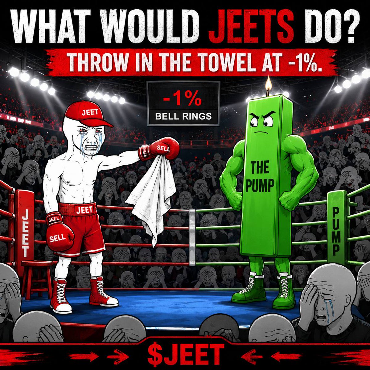 Jeets4MickeyDs's tweet photo. Jeet vs The Pump

Who will win?

we already know... https://t.co/7WMuScvISd