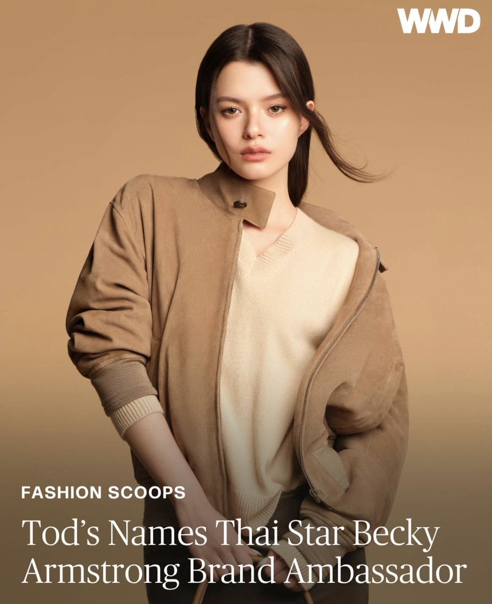 TonmaiiBF8's tweet photo. “Brand Ambassador for Southeast Asia ของแบรนด์ TOD'S” ฮืออออออ มามี้ภูมิใจในตัวเบคกี้ที่สุดเลยค้าบบคนเก่ง ✨🫶🏻

REBECCA TODS AMBASSADOR
#BeckyTodsBrandAmbassador
#TodsxBecky  #beckysangels https://t.co/HckqSnKkXi