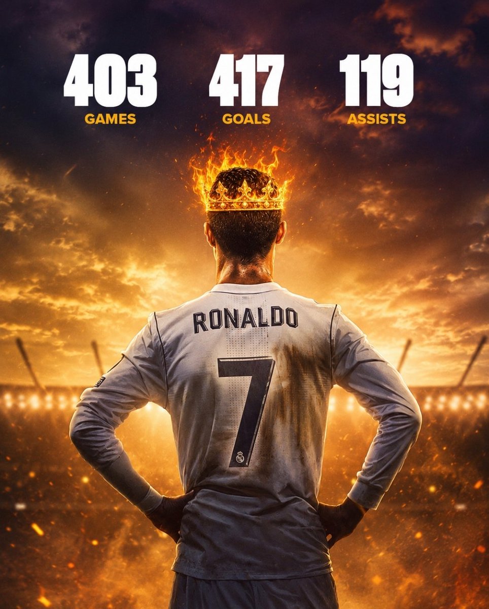 DamedraD's tweet photo. Some players wear the No. 7 shirt.
Ronaldo turned it into a legacy. 🐐🔥

One of the most ridiculous prime runs football has ever witnessed. 🐐🔥 https://t.co/EOutRjIHjq