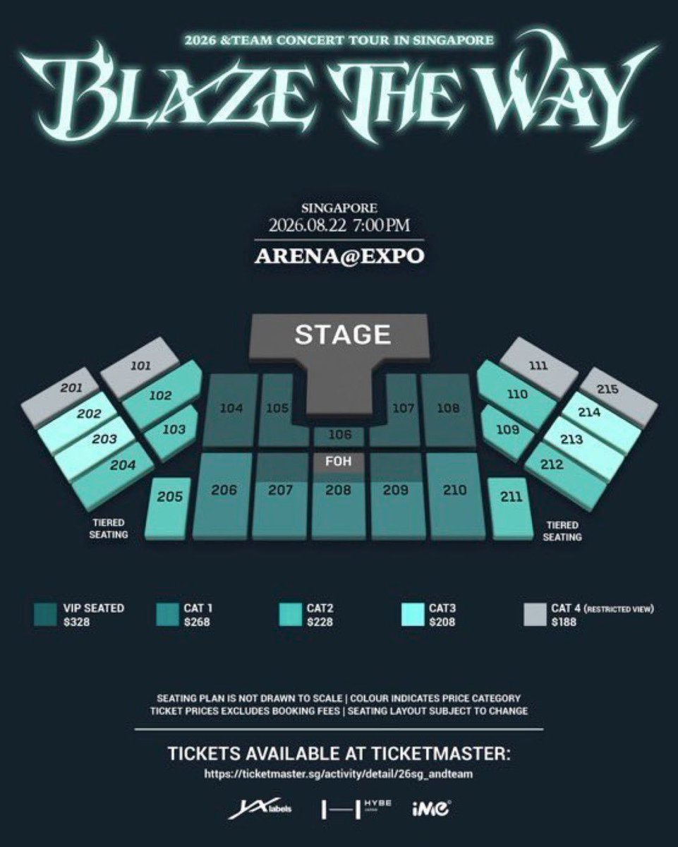___woobin9's tweet photo. [ wts want to sell ] wts selling tickets 

 &amp;team blaze the way concert singapore 🇸🇬

- vip zone 108 
: two tickets side by side

- cat 1 
- cat 2 

Prefer if you buy both vip zone☑️
will transfer ticket to ur tm acc.

Dm me if want to buy 📩 andteam 
#BLAZETHEWAY_SINGAPORE https://t.co/4kOhCg97nO