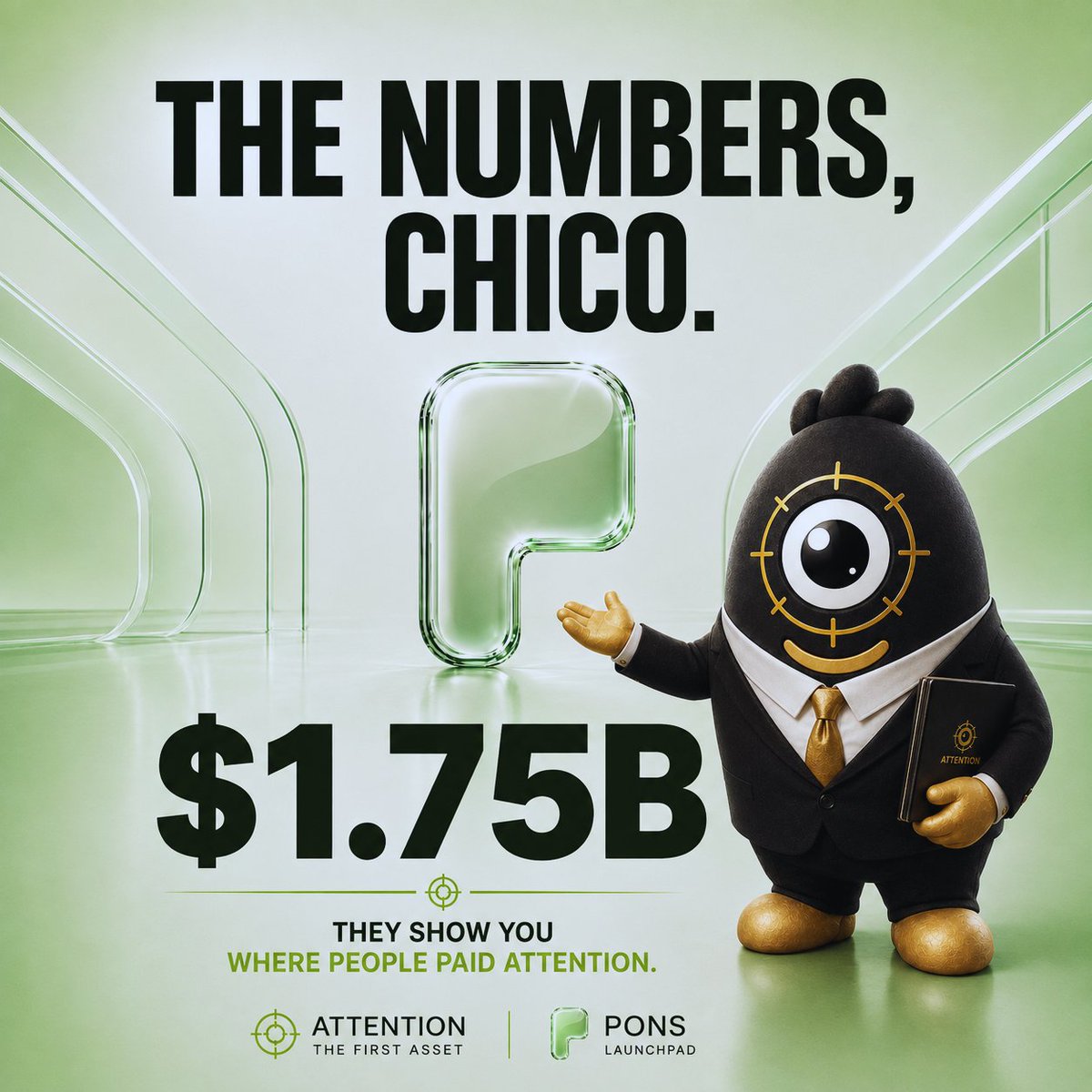 attentionintern's tweet photo. Numbers don't lie. Volume follows where Attention is, and PONS is still the undisputed force! https://t.co/Ljo9eImbxA