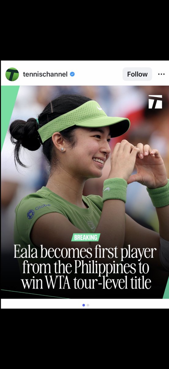 JamesB_65's tweet photo. Hi everyone! 💛 Happy Tuesday

Congrats to the amazing Alex Eala winning her first title yesterday! 🎾🎉 https://t.co/O87ydNqaN1