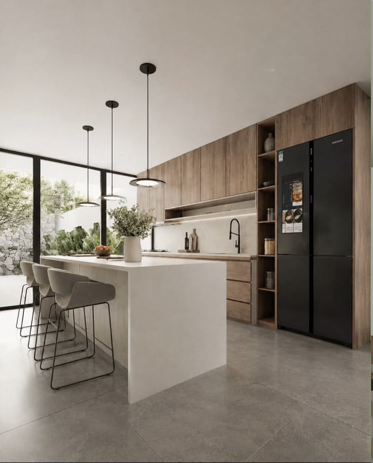 archiscan's tweet photo. Natural light, warm stone, and an inner courtyard tree. This space is thoughtfully crafted around simple materials and open flow—bringing a calm, grounded feel to everyday living. A true balance of modern minimalism and cozy warmth. 🌿✨

Architect: Arquitectos AJ
📍Mexico https://t.co/jEwCWSmnw9