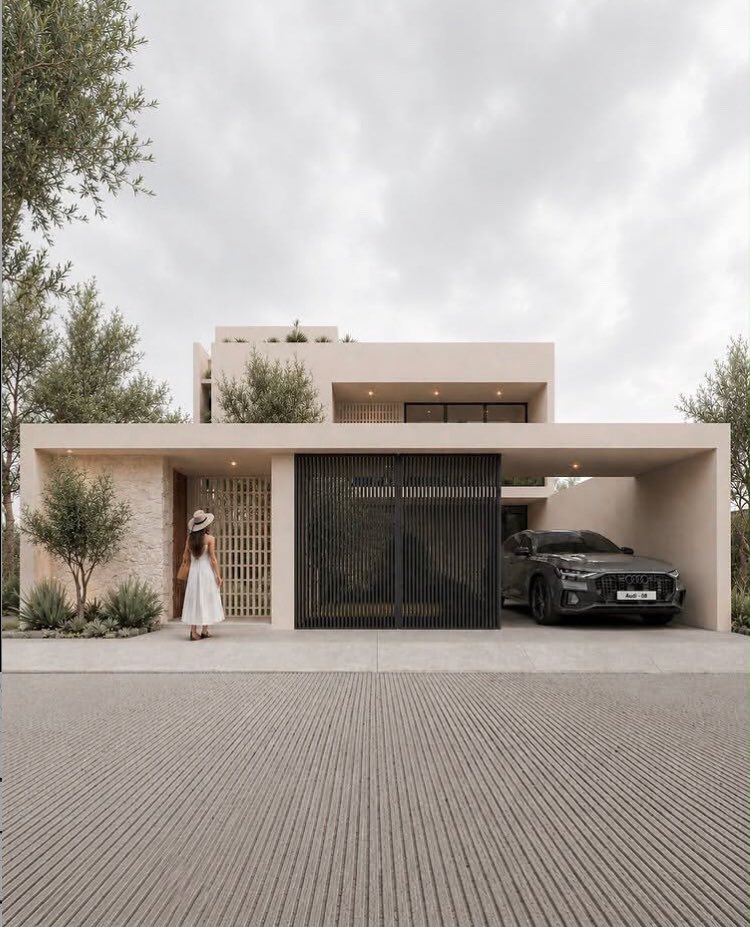 archiscan's tweet photo. Natural light, warm stone, and an inner courtyard tree. This space is thoughtfully crafted around simple materials and open flow—bringing a calm, grounded feel to everyday living. A true balance of modern minimalism and cozy warmth. 🌿✨

Architect: Arquitectos AJ
📍Mexico https://t.co/jEwCWSmnw9