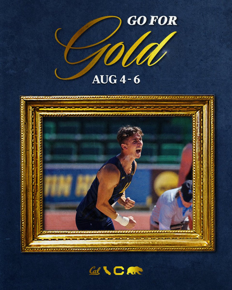 CalTFXC's tweet photo. Go For Gold starts today! Help us kick off the season strong by making a gift to support our program today.
Let's #CalGoForGold! 🐻Link to give: https://t.co/b1cljdAE8E
#GoBears https://t.co/BMz3CrF0wR