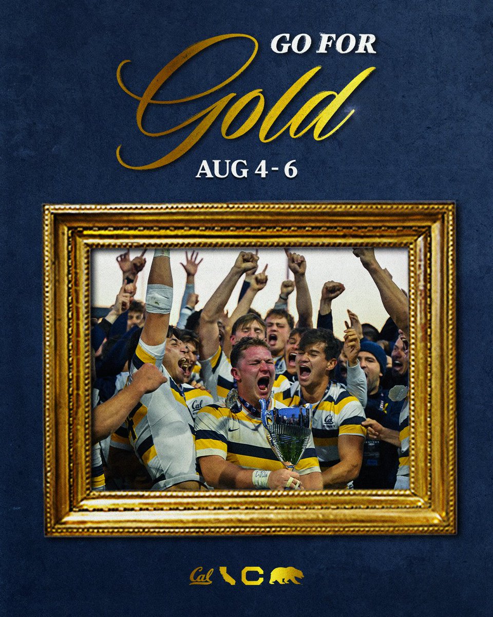 CalVarsityRugby's tweet photo. Go For Gold starts today! Help us kick off the season strong by making a gift to support our program today.
Let's #CalGoForGold! 🐻Link give: https://t.co/Au8Tyo9TN1
#GoBears https://t.co/RGIo2j58kE