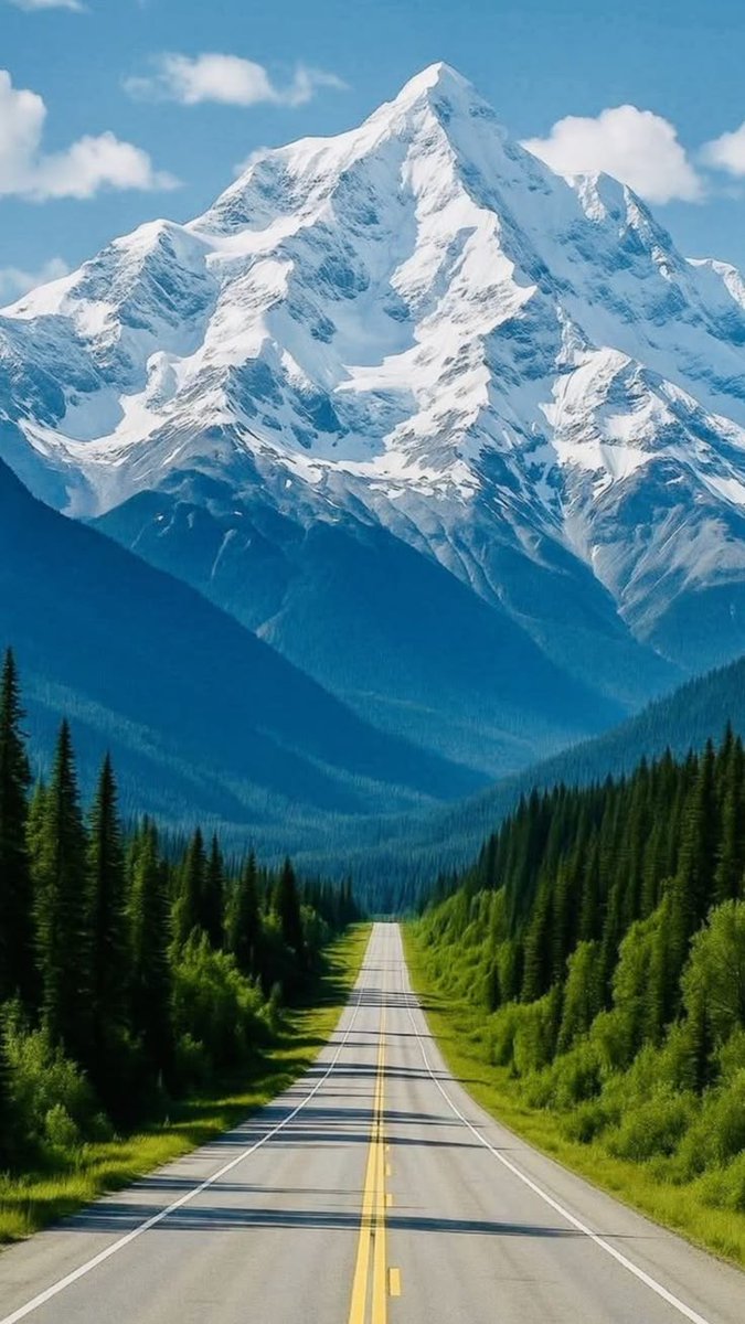 purenature_1's tweet photo. Road leading to mountains 🏔️🌲 #MountCook https://t.co/Y3zysrU62q