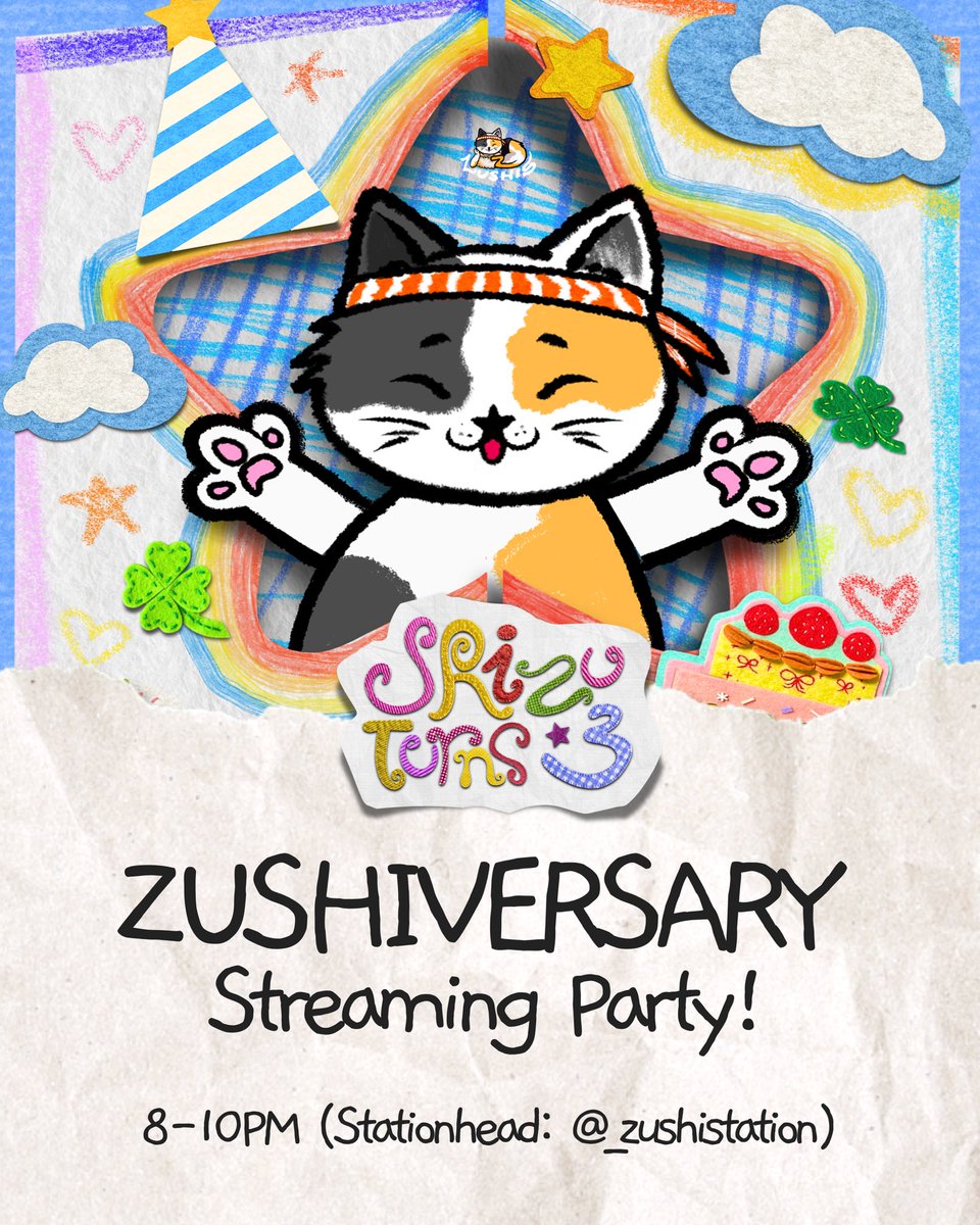_zushistation's tweet photo. [🍣] 

Zushis, let’s blast your speakers with another set of Maki discography! 

Stream with us tonight, 8-10PM to celebrate our 3rd Zushiversary, see you there! ⭐️

Join us later by clicking the link below
🔗: https://t.co/DzXvfD20qT

#Maki @clfrnia_maki https://t.co/Tsq3TM29Gj