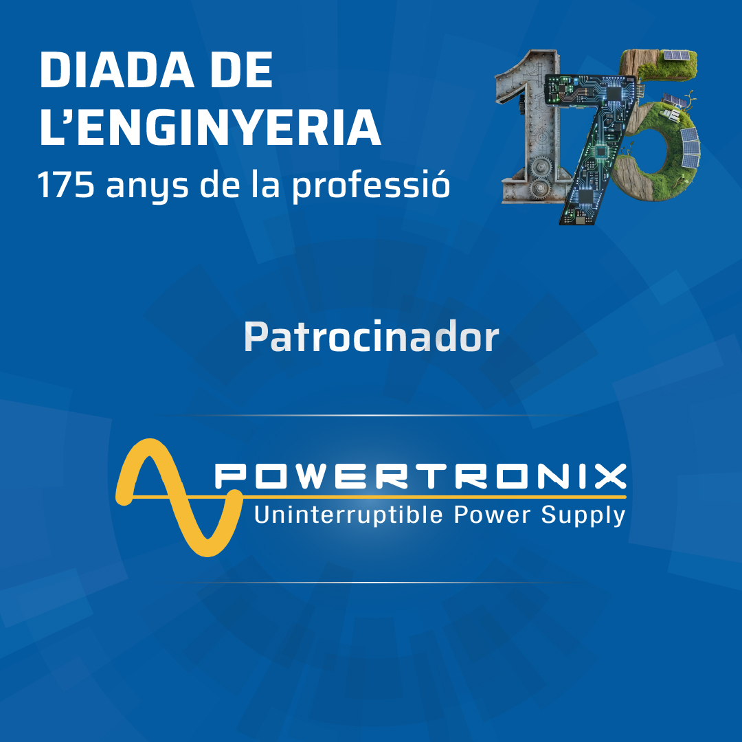 CETIVG's tweet photo. @PowertronixSAI, compromís amb la fiabilitat i la innovació energètica. La Diada de l'Enginyeria 2026 comptarà amb el suport de Powertronix, especialitzats en el desenvolupament de solucions que garanteixen la seguretat, la fiabilitat i la continuïtat del subministrament elèctric https://t.co/oZI4vCdL8f