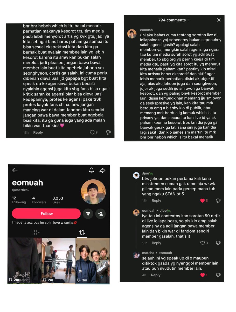 JuhoonPoyoyoi07's tweet photo. Target kita jjuniverse cuman fokus ngamuk ke agensi gk ada tuh yg bawa2 member. Kenapa anda yang sewot.Menurut gw jju kalo udh di panggung energi nya powerful &amp; ekpresive. Lagian terfokus emosi ke agensi,GK nyenggol siapapun.padahal mistreatment bukan ini doang sedih deh gw 😭 https://t.co/jEURvtBk6N