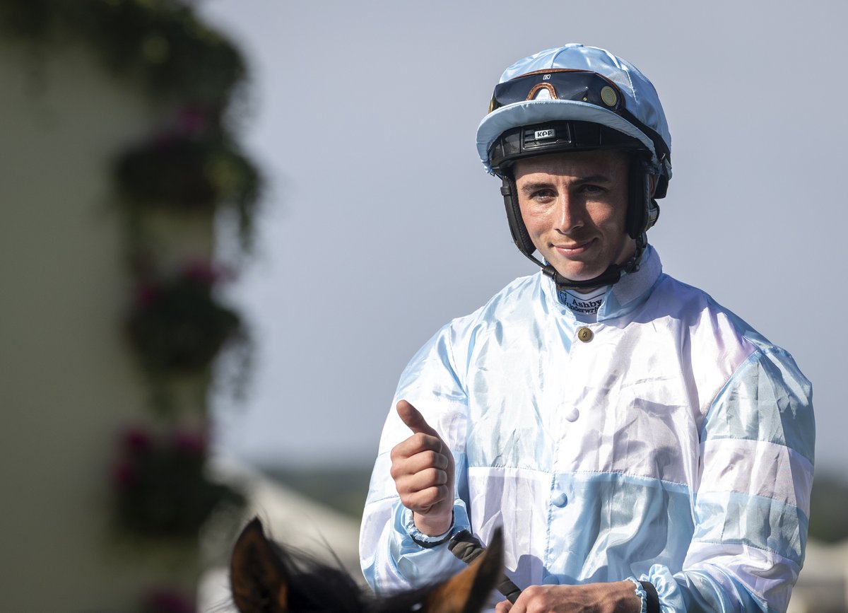 RacingPost's tweet photo. 🚨 BREAKING:

Rossa Ryan's ban for prematurely easing his mount, Thunder Home, at Sandown on July 23 has been cut to ten days from 28 after an appeal on Tuesday morning https://t.co/YkA79hj7Sc