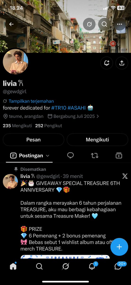ooscahy's tweet photo. @gewdgirl doneee all rules kakkk, bismillah wish me luckk mau truz woopy apapun itu karna belum punyaa t__t. di tahun ke 6 ini aku harap 10 memb treasure selalu dikelilingi kebaikan, diberikan kesehatan terus baik mental ataupun fisik, dan yang pasti semogaa treasure selalu 10 #TR10 🤍💎 https://t.co/Toe8rIzRlR