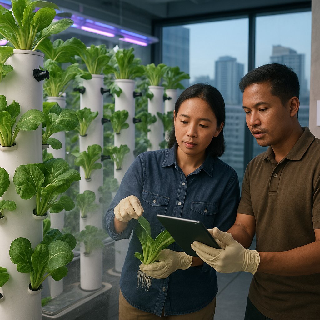 Inovariancom's tweet photo. Vertical Farming dengan Sistem Aeroponik Tingkatkan Produksi Sayuran di Lahan Terbatas Perkotaan
#VerticalFarming #Aeroponik #KetahananPangan #InovasiPertanian https://t.co/OizHPS0tiJ