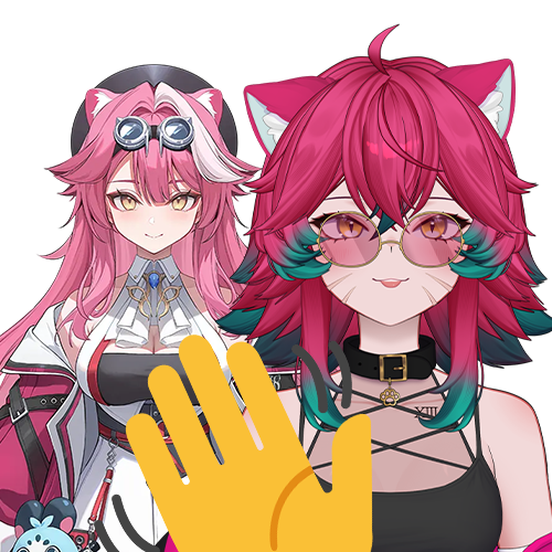 KatChanVT's tweet photo. Hello @raorapanthera from Hololive English Justice! I’m KatChan from not-any agency.

Since we share some features, everyone keeps calling me a copyCAT (LOL), even though I’ve been born this way on the internet for almost 5 years!!!😭

So, can we agree that you’re my lore-accurate Italian cousin? That way, nobody can call me “discount Raora” anymore 😡

Thanks, cousin! Can’t wait to meet you at the next family dinner. Ciao 🤌🐱