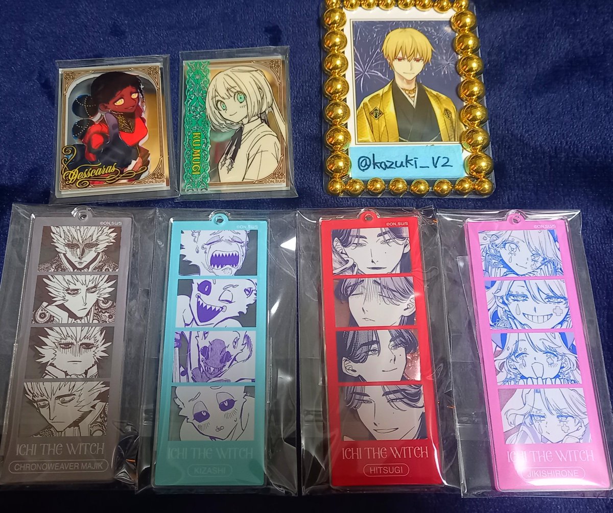 kazuki_V2's tweet photo. 【交換】魔男のイチ 4cut アクリルキーホルダー パブミラー 風 ステッカー

譲:時操 幾 棺 ジキシローネ デスカラス クムギ

求:同種イチ

都内手渡し、郵送交換可能です。
検索からでもお気軽にお声掛けください。 https://t.co/53LAYT4Ick