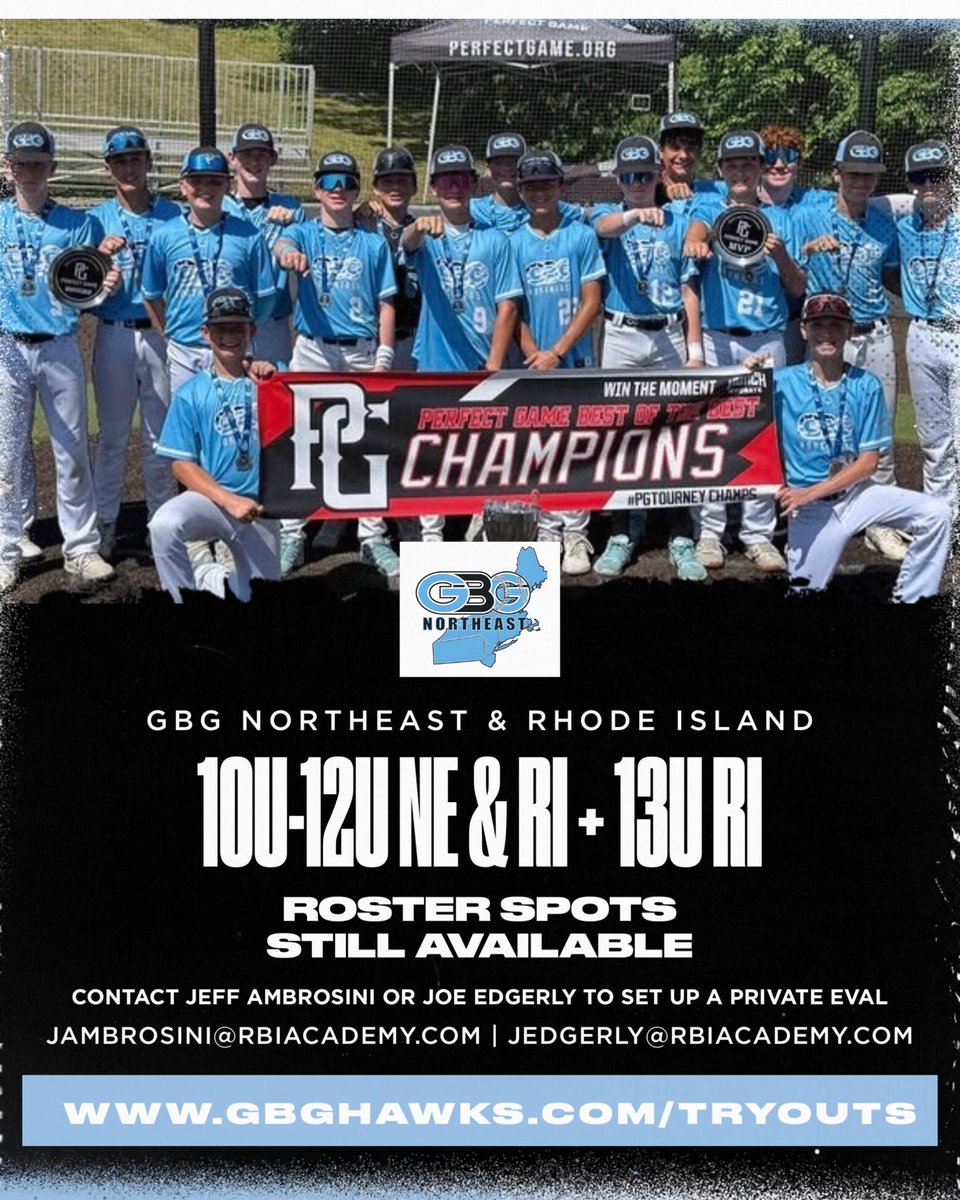GBG_Hawks's tweet photo. https://t.co/8U5APk8uZc

Take the first step towards joining the regions top developmental and competitive club baseball program.

#gbgnortheast #gbgrhodeisland #jointhebest #getwiththeprogram https://t.co/KF1l5K8b7T