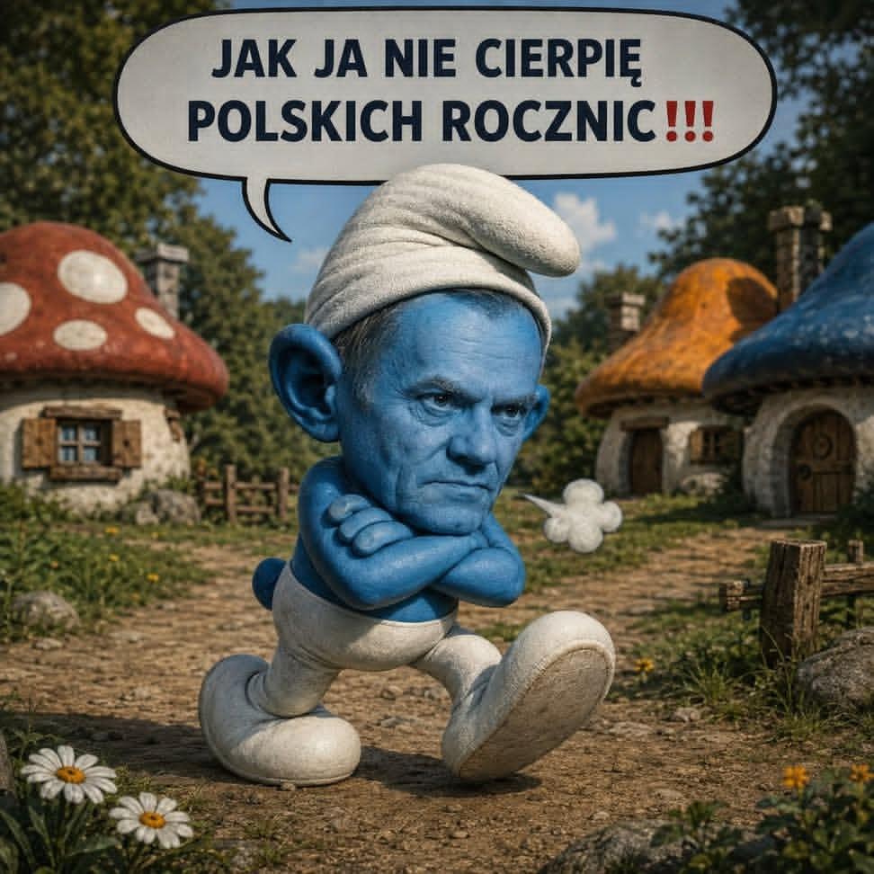 Pawe59070384's tweet photo. Czy ktoś z Was pamięta smerfa Marudę? Oto jego kopia. 😂 https://t.co/ofilMG0fc0