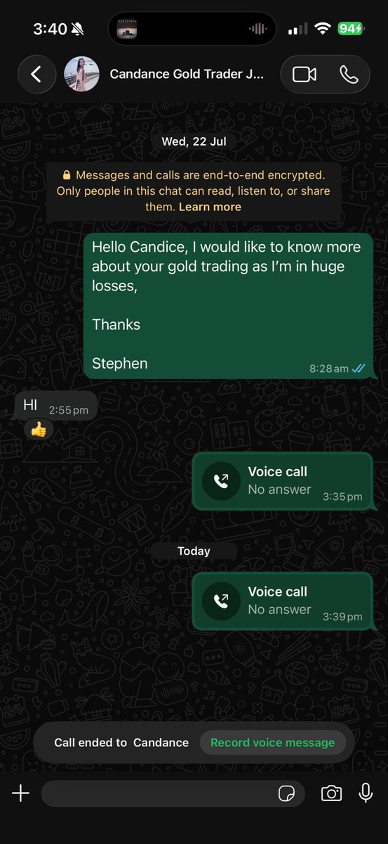 StephenKeegan77's tweet photo. @Vina___Forex Do not trust Candice - changed account name weekly - scammer - check number on telegram and WhatsApp https://t.co/B8SeabE8dM