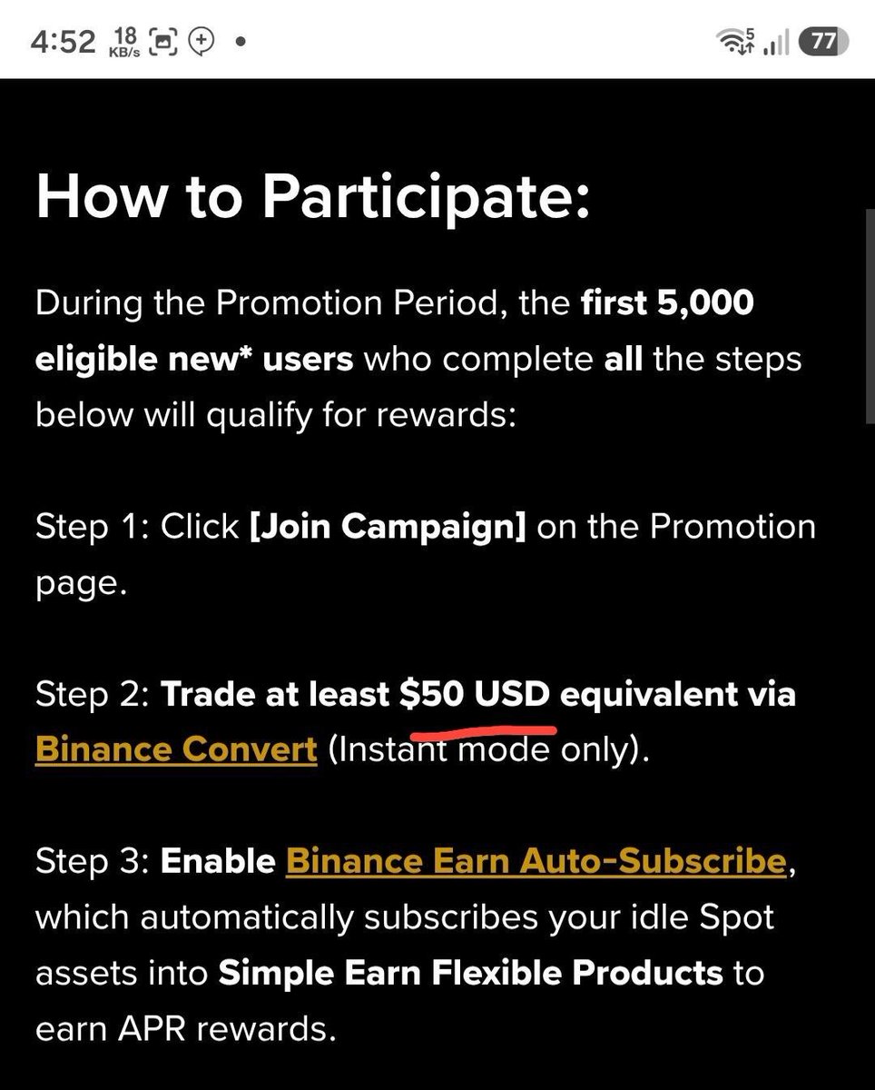 emonhossain85's tweet photo. Instant 1$ USDC Binance
For New Convert User 

➡️ Join Here: https://t.co/17jBw5yT1w

- Complete 50$ Trade On Convert
- Claim Reward Instant https://t.co/hMCeHSPWIv