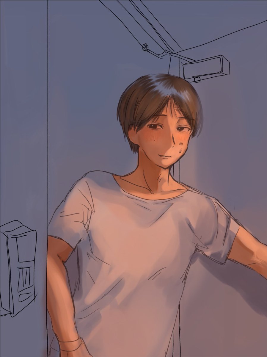 manydog111's tweet photo. めちゃ描き途中なんだけど、こんな感じでばったりキタ川くんと出くわしたいという絵( ᴖ  ̫ ᴖ )♪ https://t.co/4R9g4dx1dk
