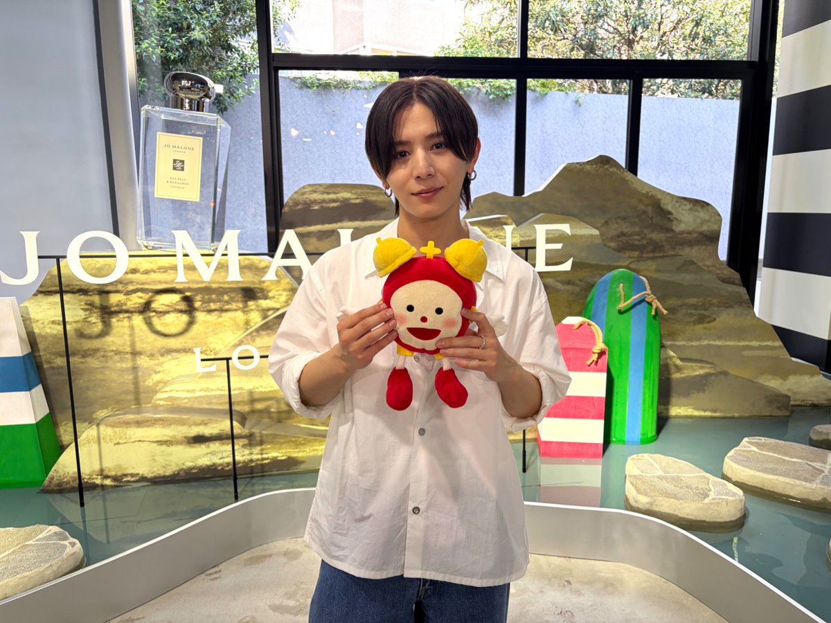 cx_mezamashi's tweet photo. あす5日(水)の #めざましテレビ エンタメPick Up☝️
フレグランスブランドのイベントに登場した #山田涼介(#HeySɑyJUMP)さん #広瀬アリス さん #白岩瑠姫(#JO1)さんにインタビュー🎤

思い出の夏の香りを教えてもらったよ🎐
山田さんは夏定番のあの香りなんだって…👀

☆内容変更の際はご了承下さい https://t.co/235sCyQrby