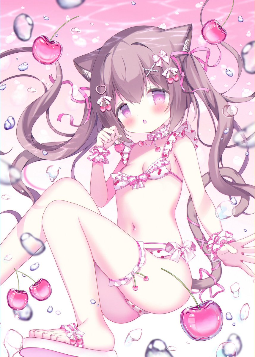 kazukiadumi_sub's tweet photo. 一緒に泳ごうよ…？🍒🫧

コミケのオリジナル新刊予約開始しました🌟https://t.co/7DzoWByal7 https://t.co/w1KS87iVj0