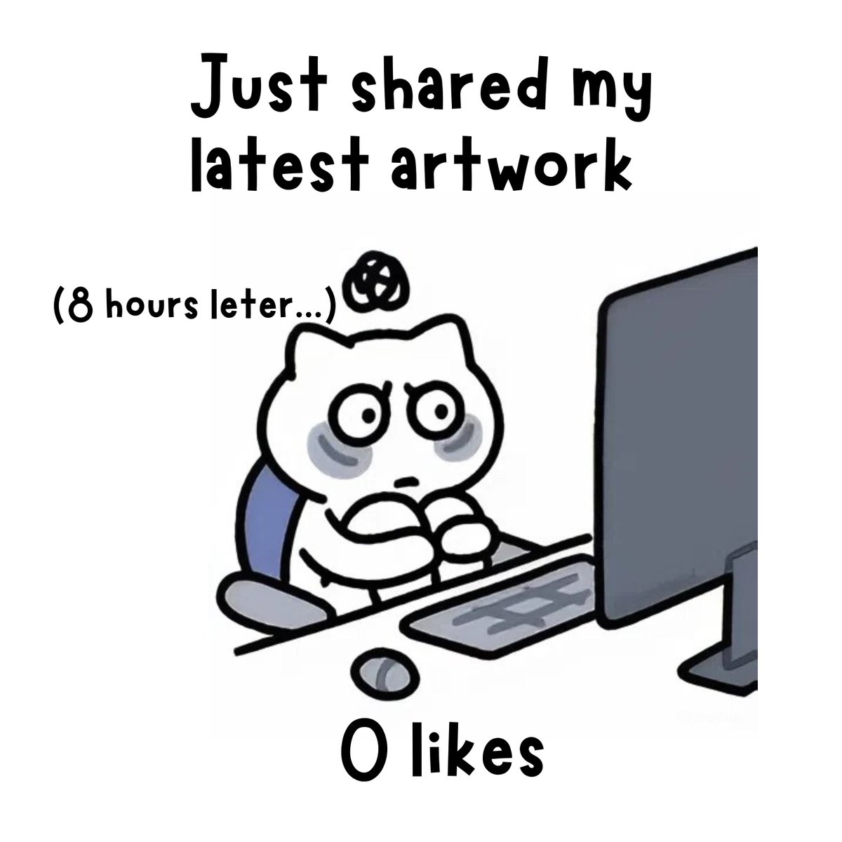 MiraRoseArt's tweet photo. Guys... sometimes I feel this way too. Please tell me I'm not alone🥹🩷

#artmoots #vgenartist https://t.co/yb1NYhixH1