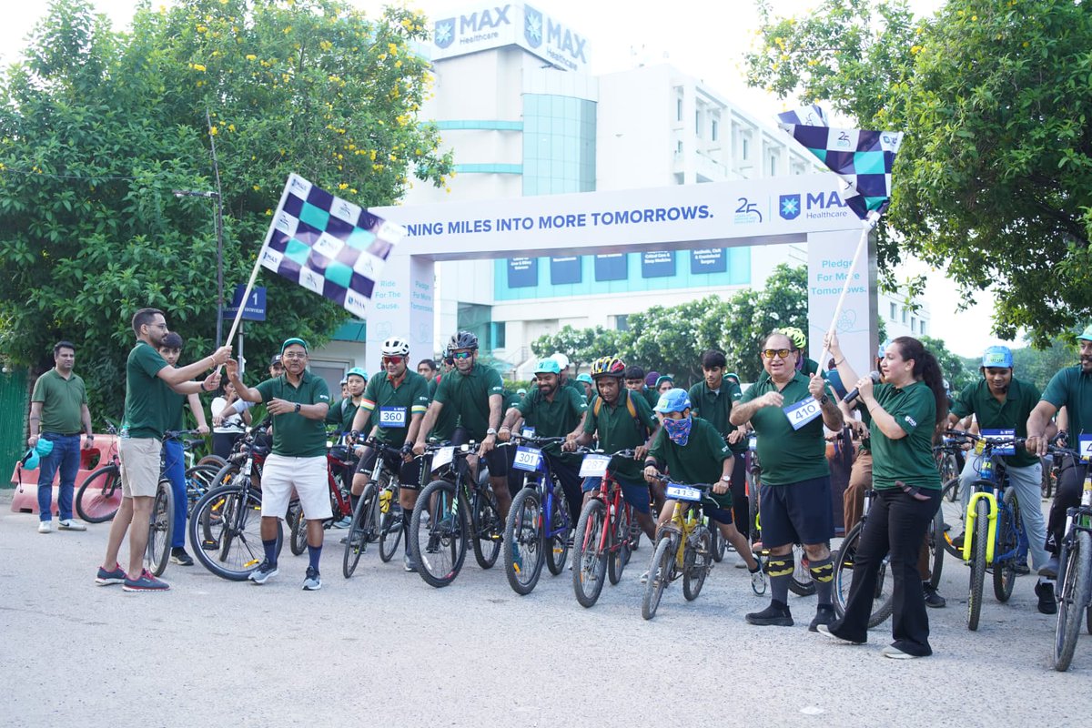 dranantkumar1's tweet photo. 🚴‍♂️ Every Ride Can Give Someone a Second Chance at Life. 💚

It was an honor to be part of the Organ Donation Cyclothon at Max Super Speciality Hospital, Saket, where doctors, transplant recipients, healthcare professionals, cyclists, and supporters came together https://t.co/zZALlwt0vA